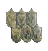 Olive Green 3D Peel and Stick Backsplash Tiles